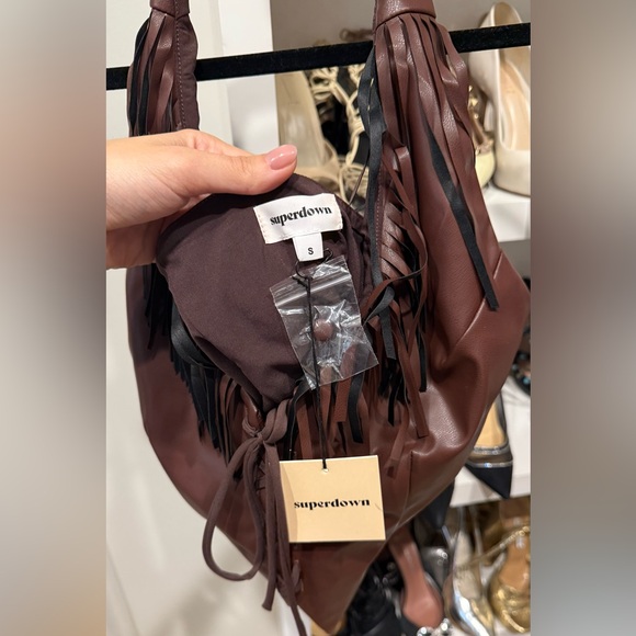 Kay Faux Leather Top in Brown
superdown - Picture 4 of 4